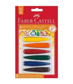 CERAS FABER FORMA DE DEDO BLISTER 6