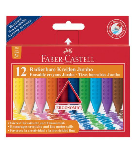 CERAS FABER GRIP JUMBO ESTUCHE DE 12