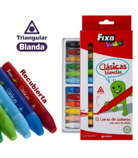 CERAS FIXO KIDS BLANDA CAJA 12