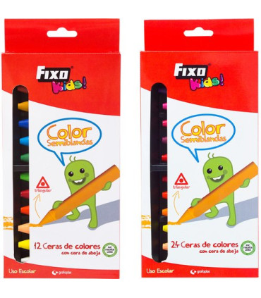 CERAS FIXO KIDS SEMI-BLANDA CAJA 12