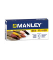 CERAS MANLEY FLUO/COL.PIEL ESTUCHE DE 10