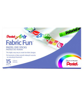 CERAS PENTEL TEXTIL PASTEL CAJA 15