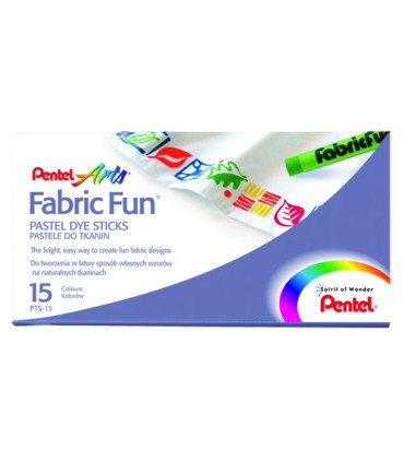 CERAS PENTEL TEXTIL PASTEL CAJA 15