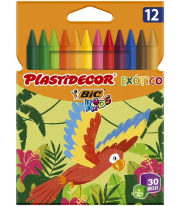 CERAS PLASTIDECOR EXOTICO ESTUCHE DE 12
