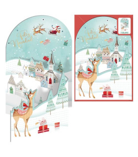 CHRISTMAS DOHE 115x170 ALDEA NAVIDEÑA