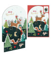 CHRISTMAS DOHE 115x170 ANIMALES EN EL BO