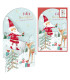 CHRISTMAS DOHE 115x170 SANTA EN LA NIEVE
