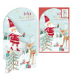 CHRISTMAS DOHE 115x170 SANTA EN LA NIEVE