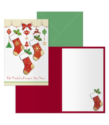 CHRISTMAS DOHE 115x170 CALCETINES