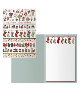 CHRISTMAS DOHE 115x170 CALCETINES