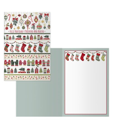 CHRISTMAS DOHE 115x170 CALCETINES