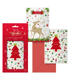 CHRISTMAS DOHE 115x170 CARAMELO P/8