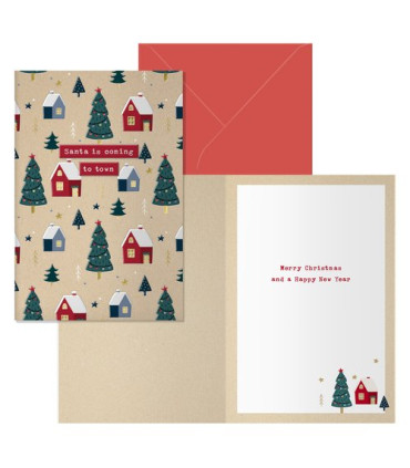 CHRISTMAS DOHE 115x170 TOWN