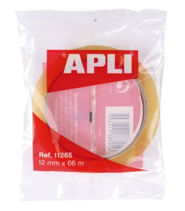 CINTA ADHESIVA APLI TRANSP. 66x12