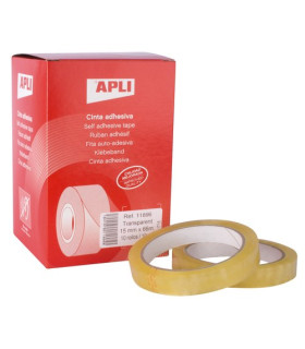 CINTA ADHESIVA APLI TRANSP. 66x15
