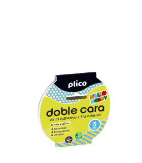CINTA DOBLE CARA PLICO 20x5 ULTRA ESTR.