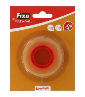 CINTA ADHESIVA FIXO CARAMEL 33x19