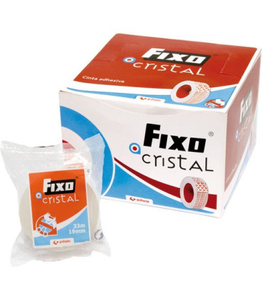CINTA ADHESIVA FIXO CRISTAL 33x19