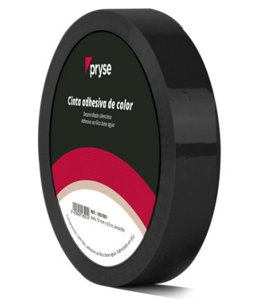 CINTA ADHESIVA PRYSE OPP 19x63 NEGRO