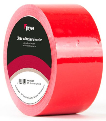 CINTA ADHESIVA PRYSE OPP 48x63 ROJO