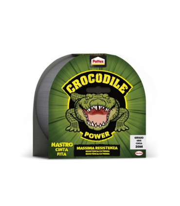 CINTA AMERICANA PATTEX CROCODILE 20m GRI