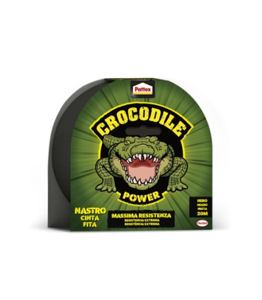 CINTA AMERICANA PATTEX CROCODILE 20m NEG