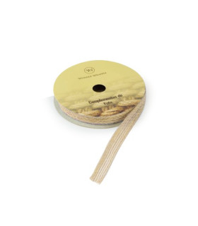 CINTA REGALO YUTE R.3 m.10 mm NATURAL