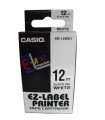 CINTA ROT.CASIO 8m 12 NEGRO s/BLANCO