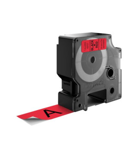 CINTA ROT.DYMO LM D1 7m 24 NEGR.s/ROJO