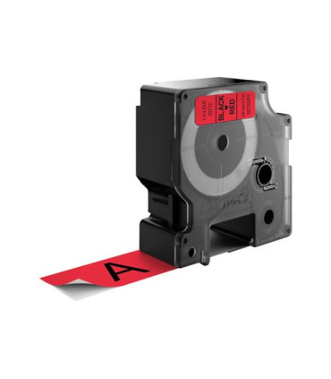CINTA ROT.DYMO LM D1 7m 24 NEGR.s/ROJO