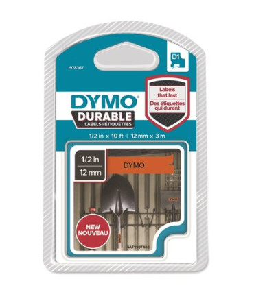 CINTA ROT.DYMO TRADICIONAL  3m 12 NARANJ