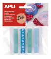 CINTA TELA APLI TONOS AZUL B/5