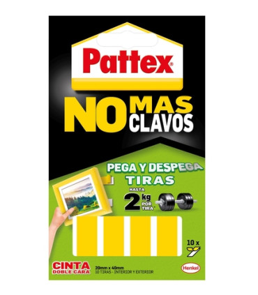 CINTA DOBLE CARA PATTEX NO CLAVOS 10 TIR