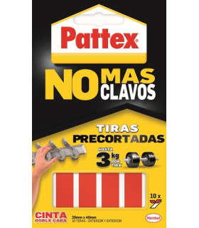 CINTA DOBLE CARA PATTEX NO CLAVOS 10 TIR