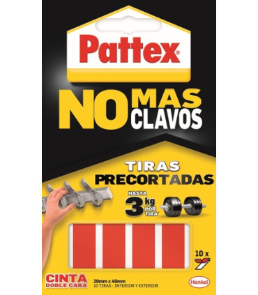 CINTA DOBLE CARA PATTEX NO CLAVOS 10 TIR