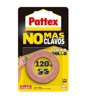 CINTA DOBLE CARA PATTEX NO CLAVOS 1,5m