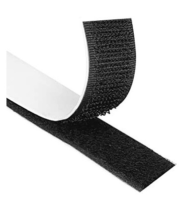 CINTA VELCRO YOSAN GANCHO 25 m NEGRO