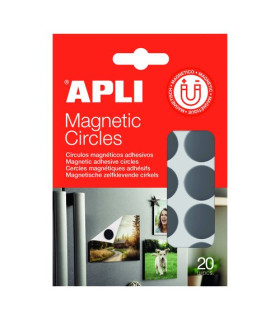 CIRC. MAG. APLI ADHESIVA Ø20mm B/20
