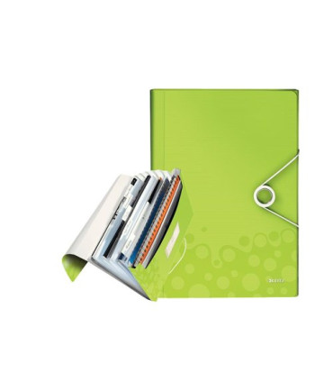 CLASIF.ACORD.LEITZ WOW PP A4 6 SEP.VERDE