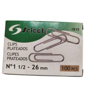 CLIP SELECT Nº1,5 (26 mm) PLATD.Cj.100