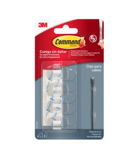 CLIPS PARA CABLES 3M COMMAND