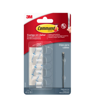 CLIPS PARA CABLES 3M COMMAND
