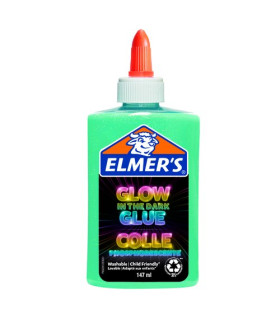 COLA ELMER´S SLIME BRILLA OSC. AZUL