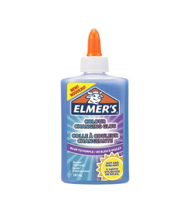COLA ELMER´S SLIME CAMBIACOLOR AZUL
