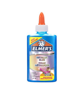 COLA ELMER´S SLIME METALICO AZUL