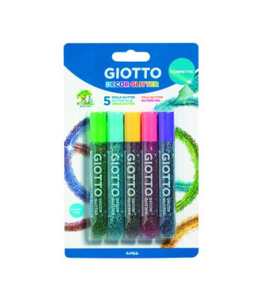 COLA GLITTER GLUE GIOTTO LAPIZ CONFE.