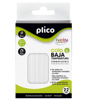 COLA BARRA PLICO BAJA TEMP. blister 22