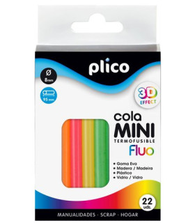 COLA TERMOFUSIBLE BARRA PLICO blister 22