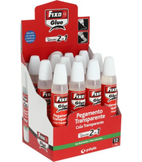 COLA TRANSPARENTE FIXO 35g 2 en 1 EXP.12