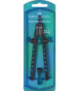 COMPAS FABER-CASTELL FACTORY AZUL PERLA